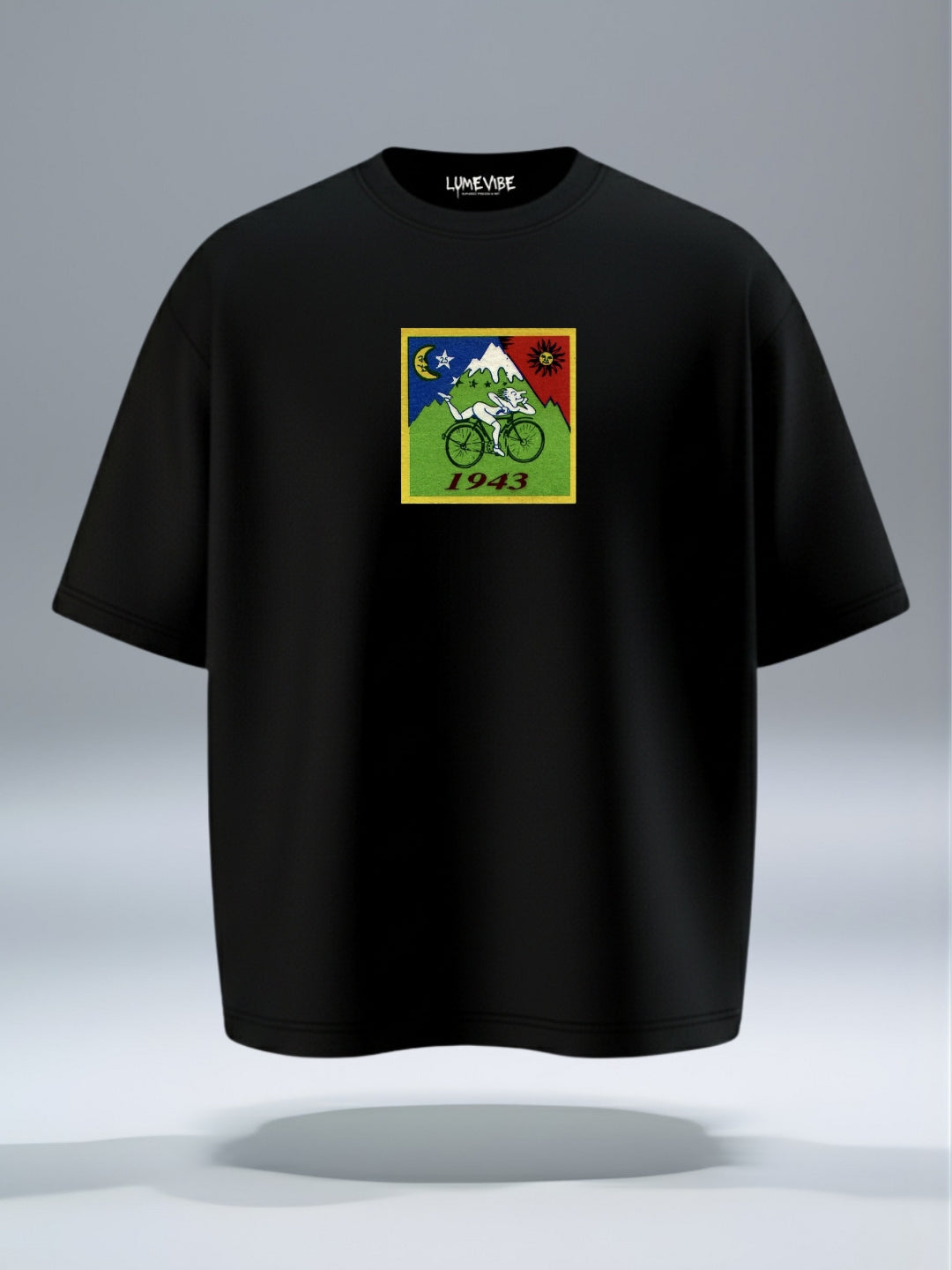 1943 Vintage Cycling Oversized T-Shirt