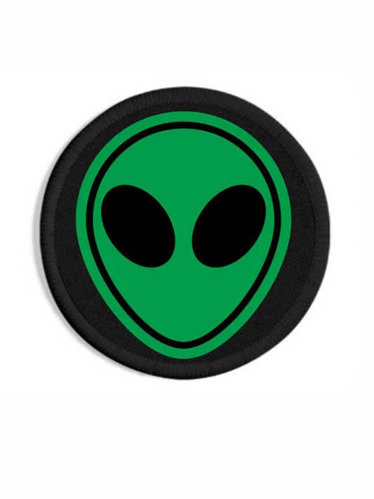 Neon Alien Embroidered Patch