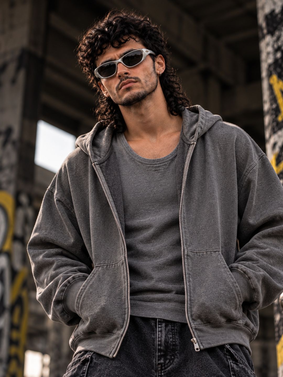 Chrome Rush Wraparound Sunglasses | Silver