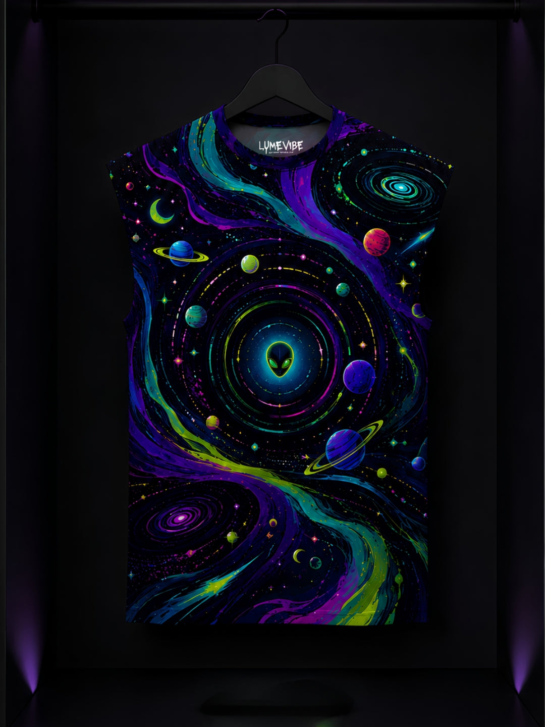 Cosmic Orbit Sleeveless Tee