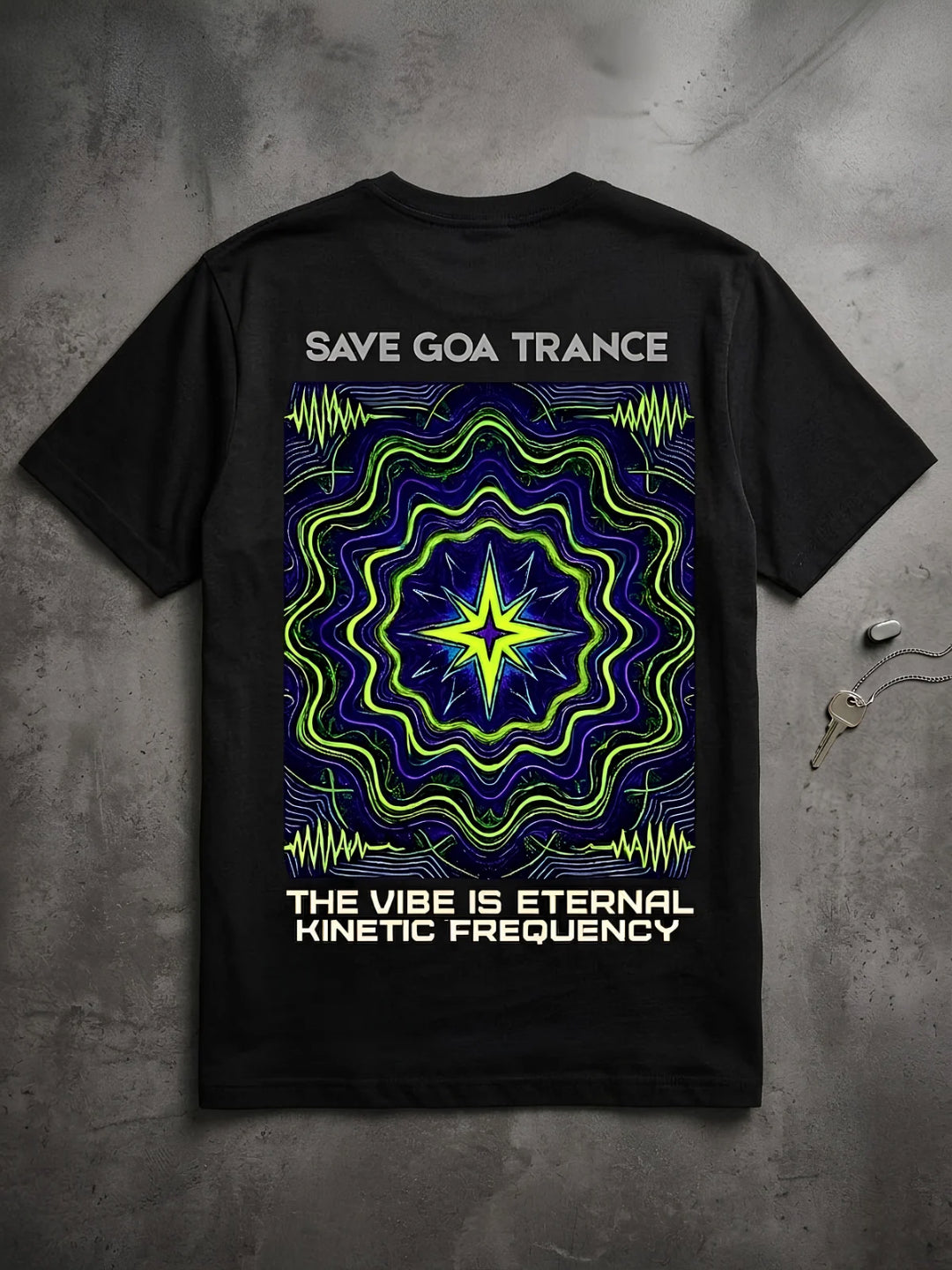 Goa Trance Graphic Cotton T-Shirt - DROP 02