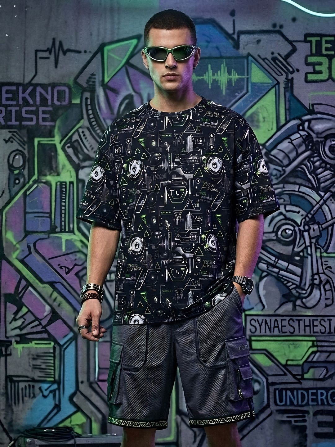 Echo Tech Oversized T-Shirt