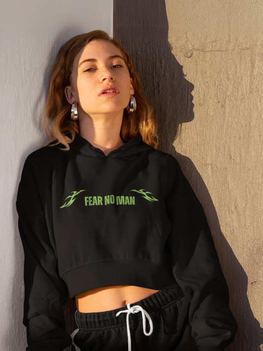Fearless Blaze Crop Hoodie