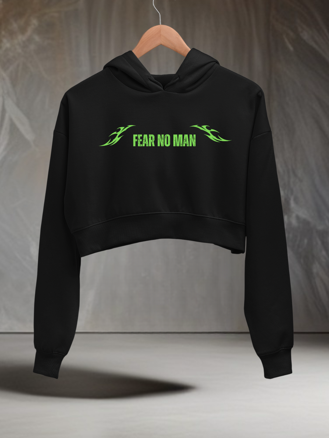 Fearless Blaze Crop Hoodie