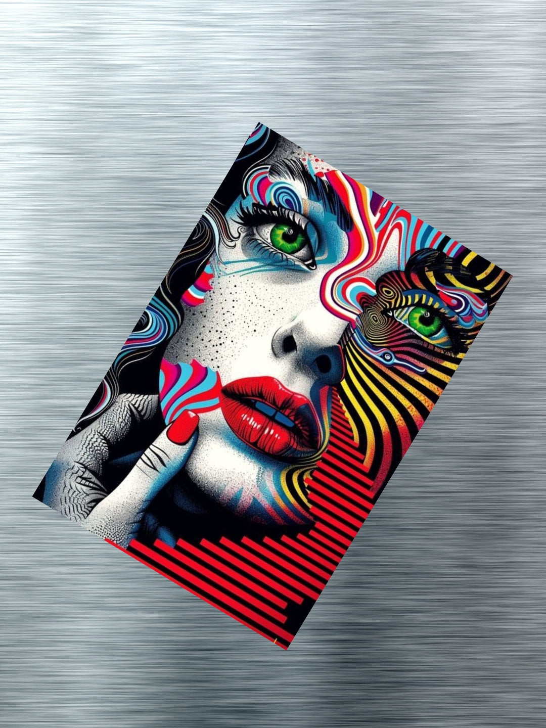 Green Eye Fusion – Metal Poster