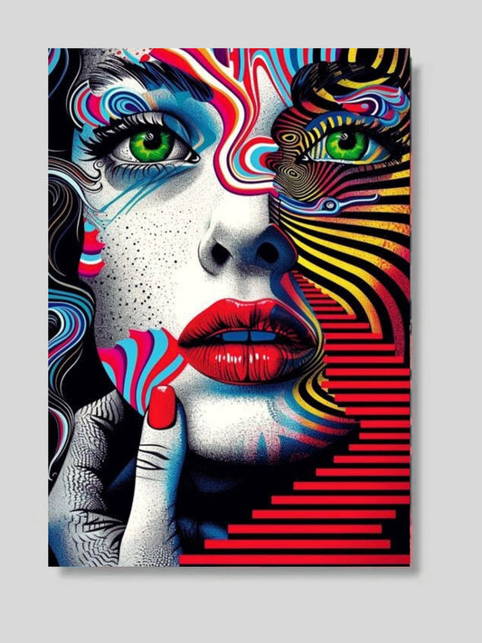 Green Eye Fusion – Metal Poster