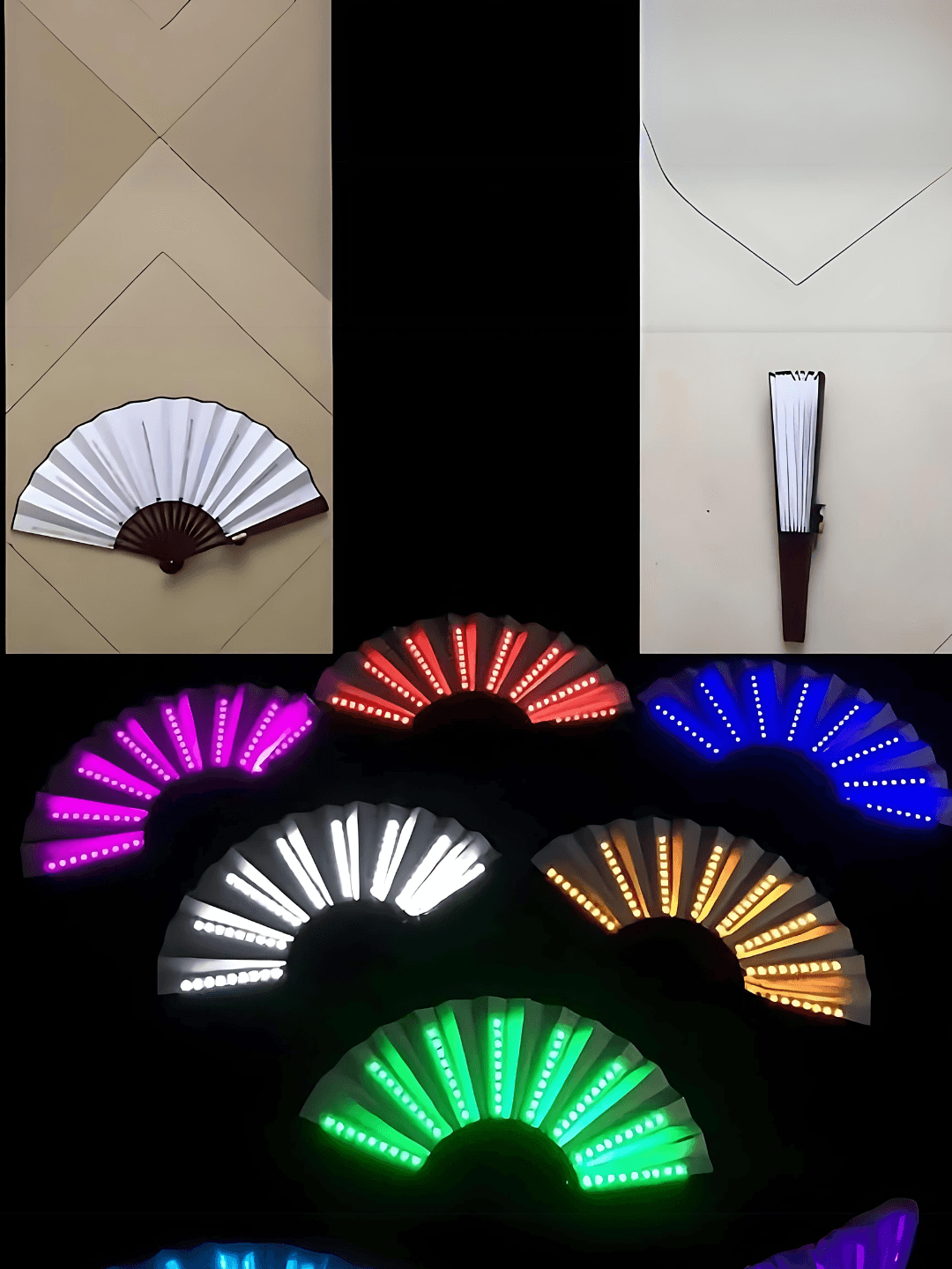 Neon Flow LED Fan