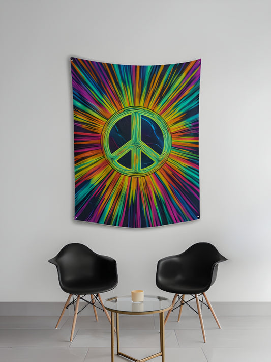 Luminous Peace Tapestry