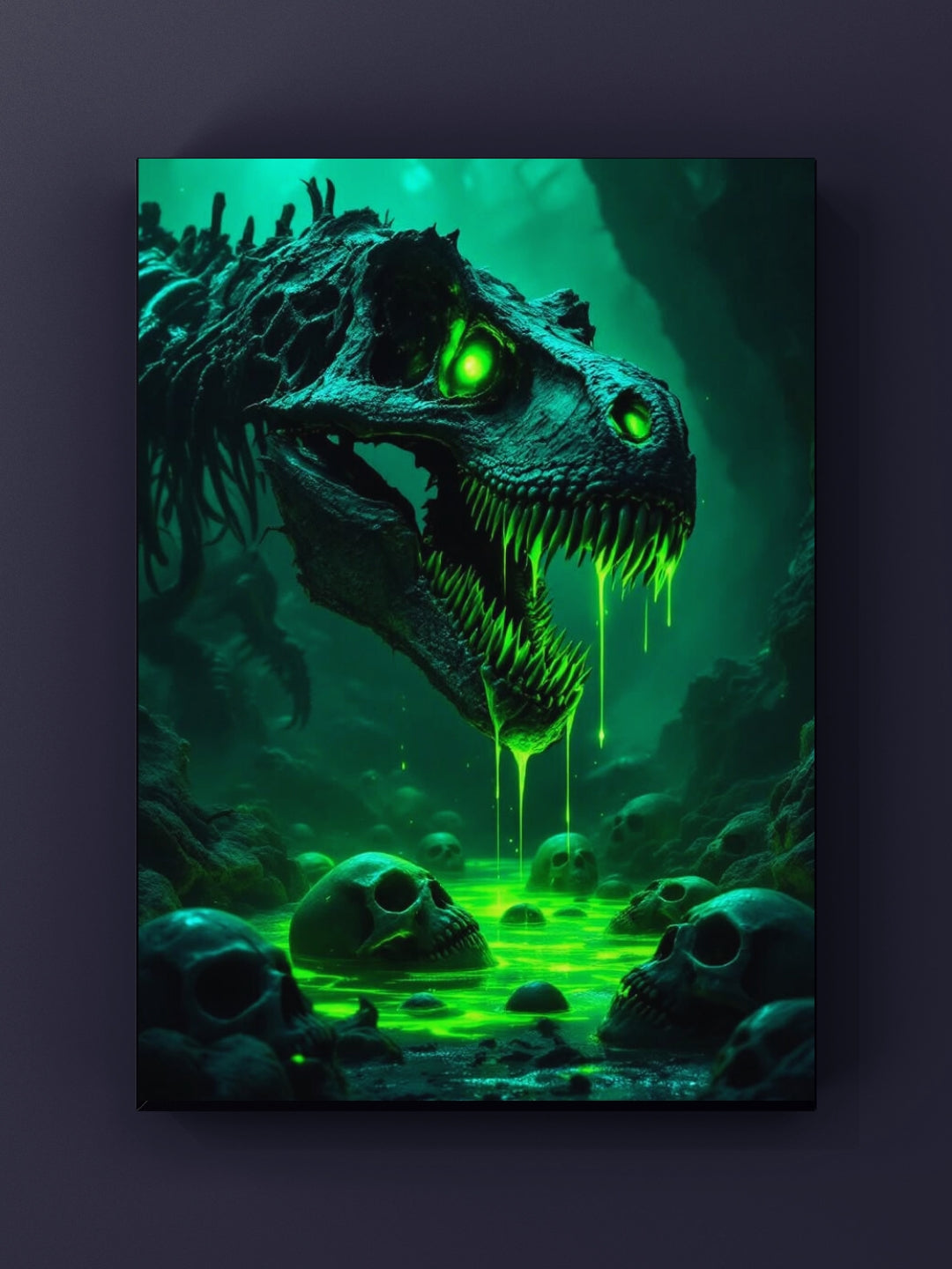 Venomous Rex Metal Poster