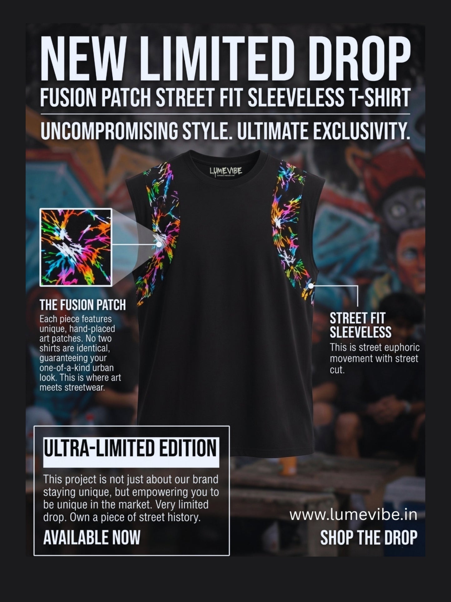 Fusion Patch Street Fit Sleeveless T-Shirt
