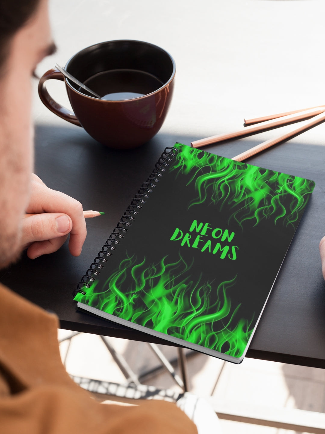 Neon Dreams Notepad