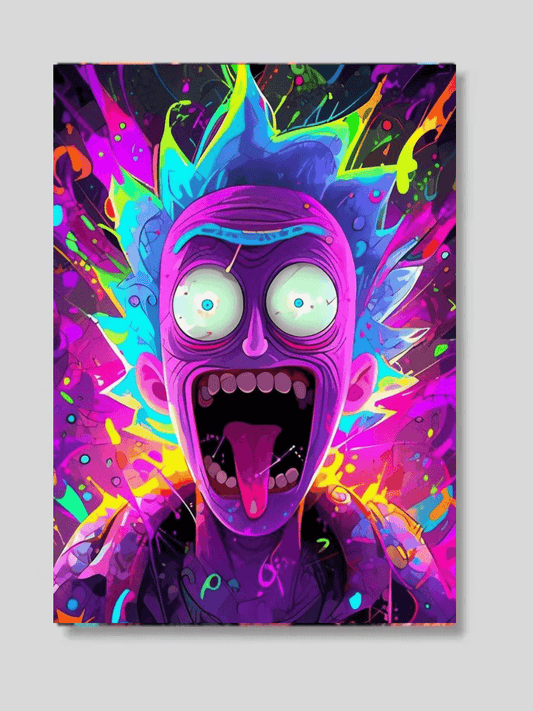 Cosmic Comedy Metal Poster