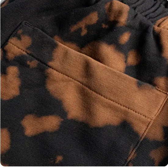 Brown Black Tie-Dye Co-ord Set