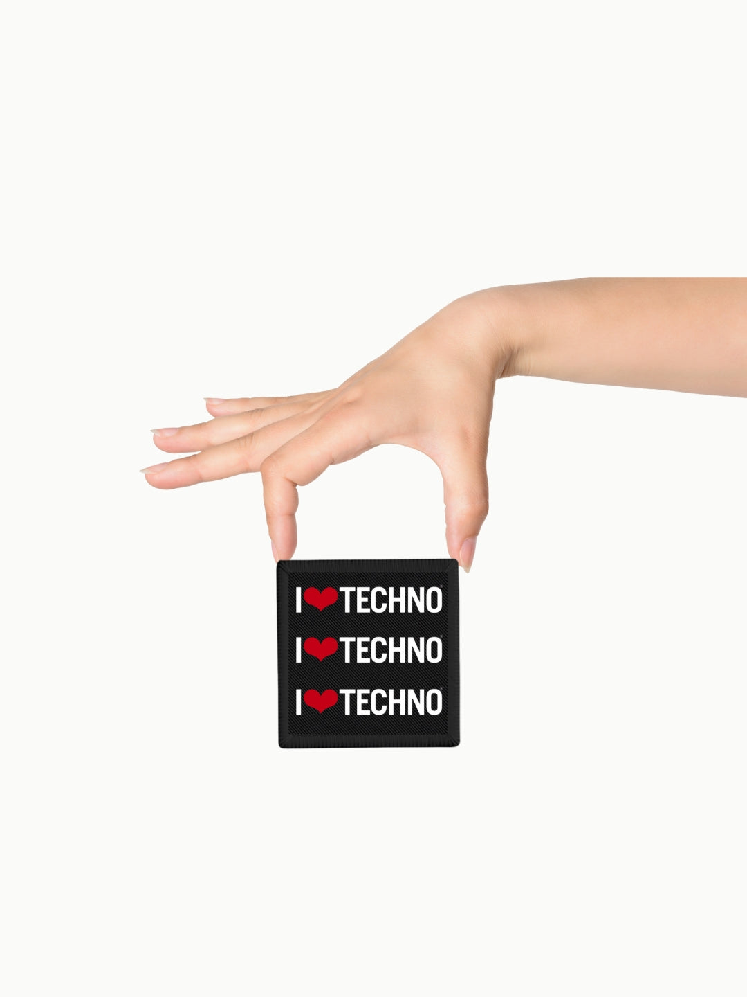 Techno Love - Embroidered Patch