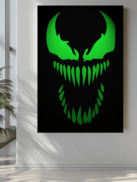 Venomous Glow Framed Canvas Art