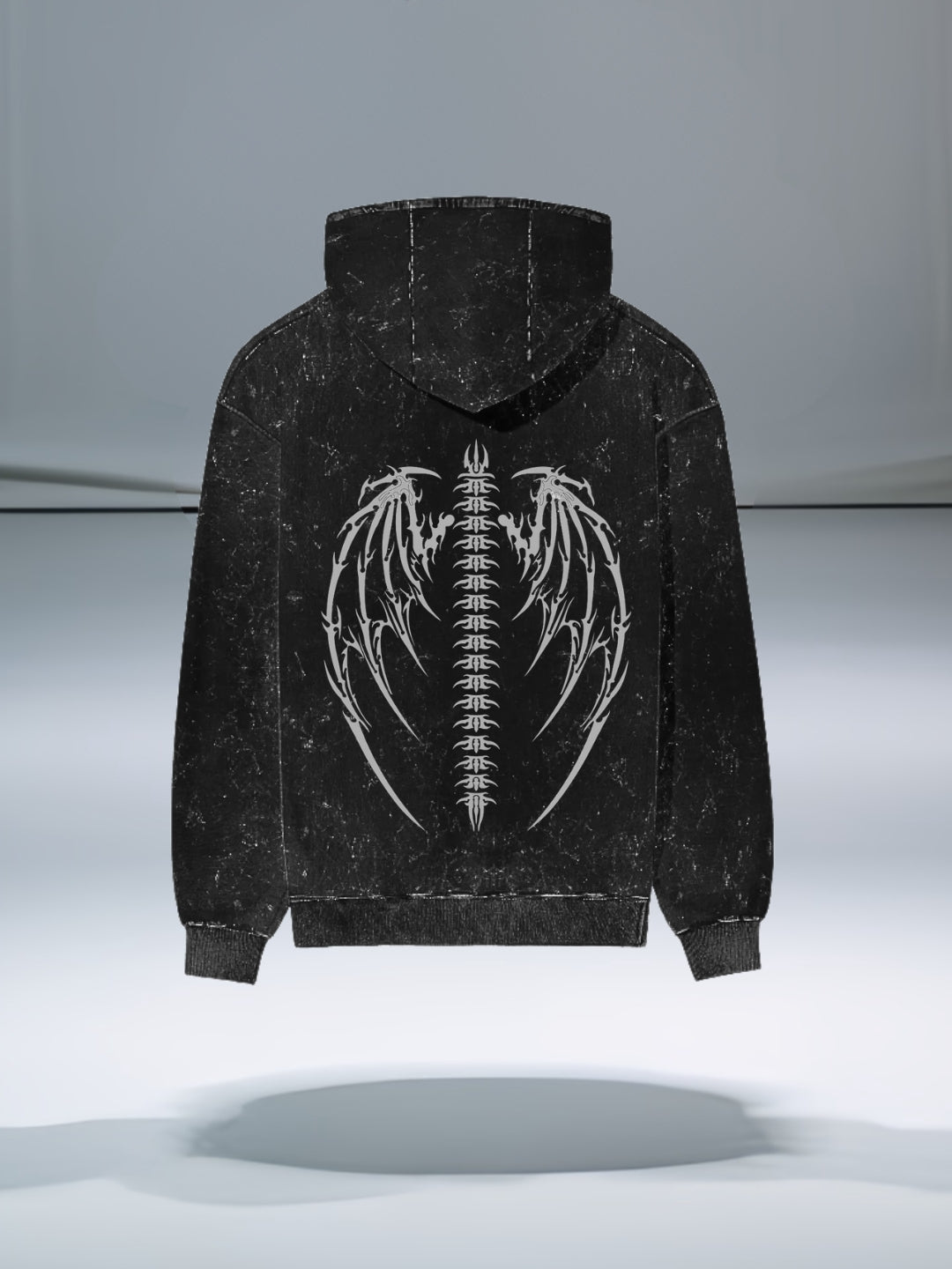 Spinewing Acid Wash Hoodie