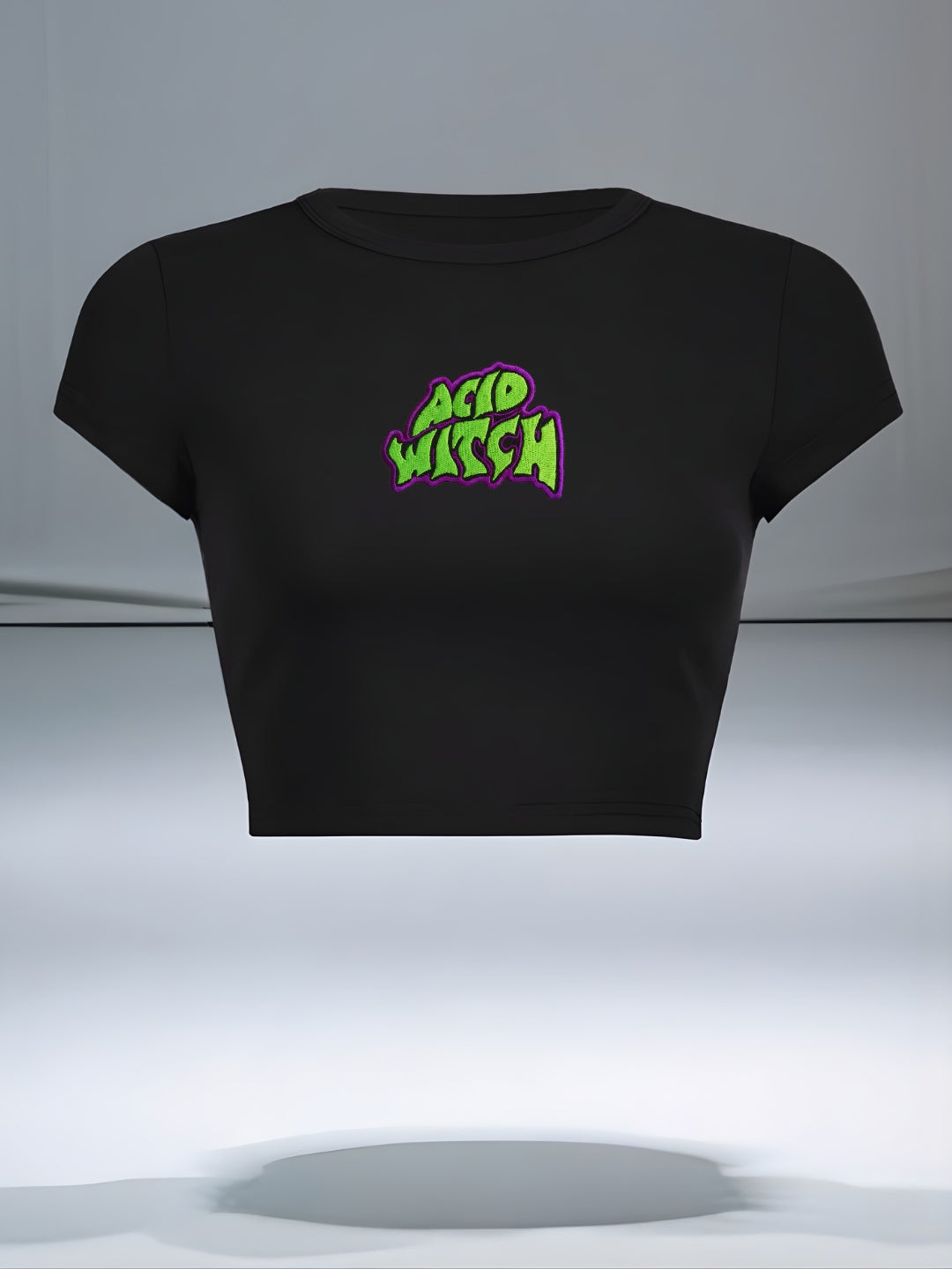 Acid Witch Embroidered Baby Tee