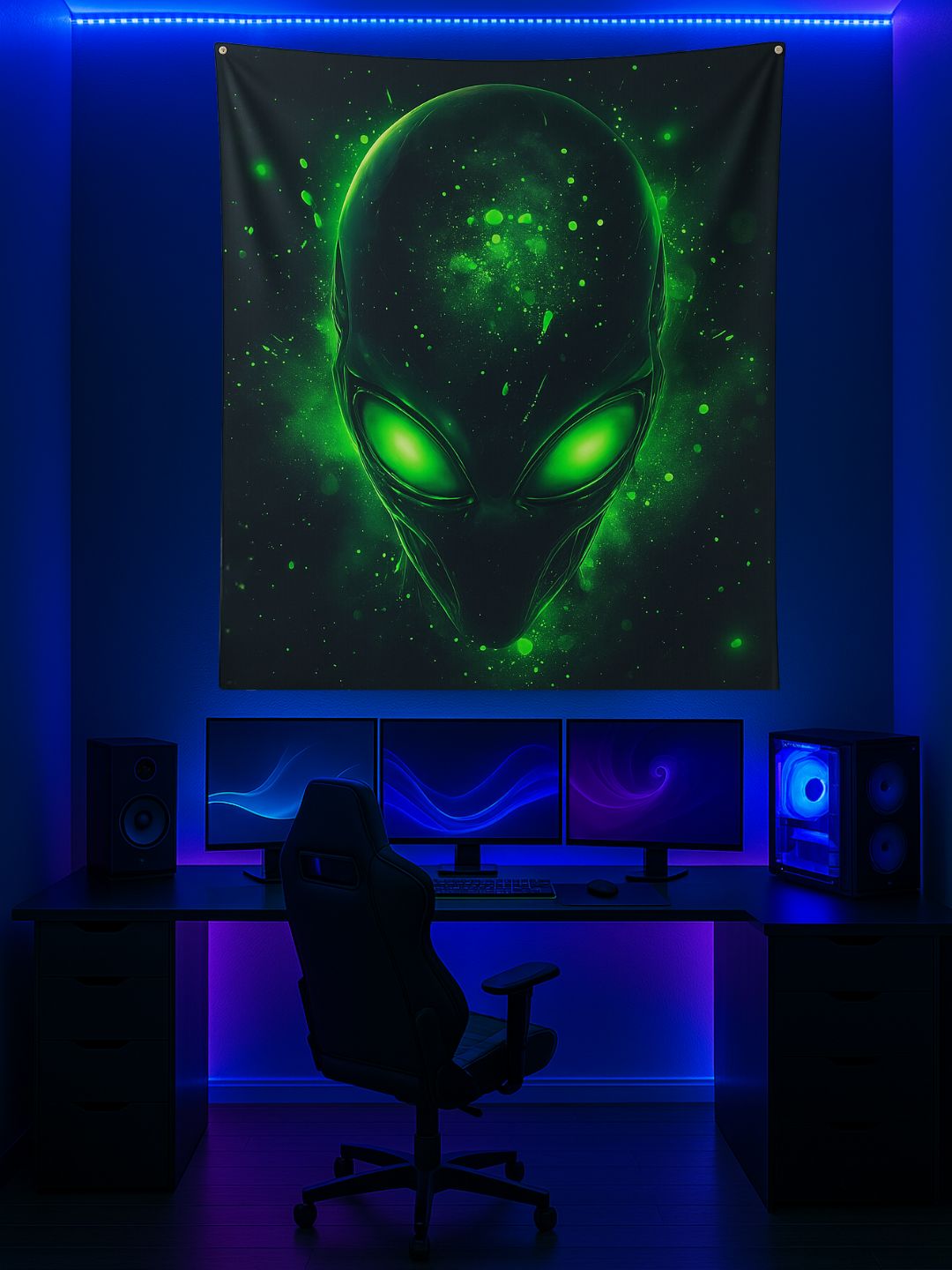 Galactic Visitor Tapestry
