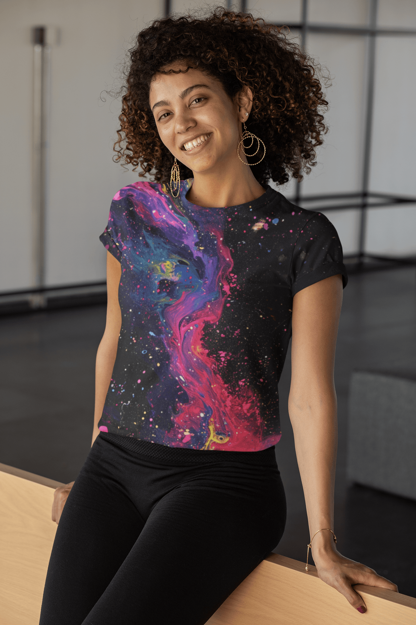 Galactic Swirl Women's T-Shirt