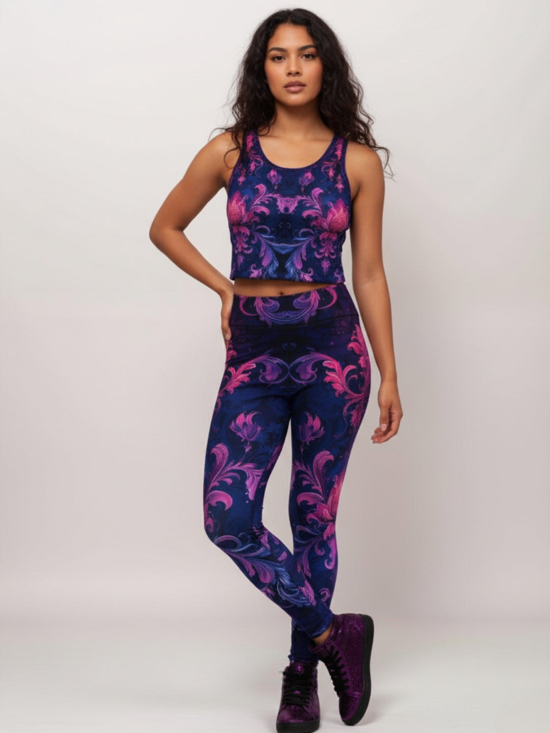 Blossom Leggings & CropTank  Set