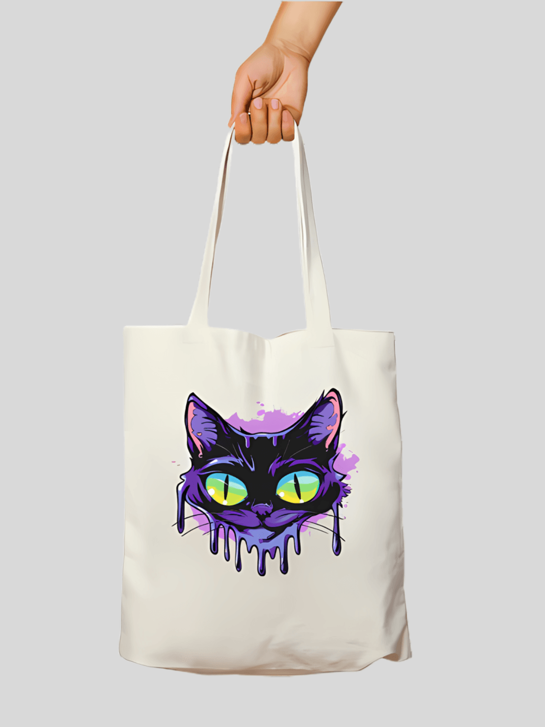 Whisker Wonderland Zipper Tote Bag