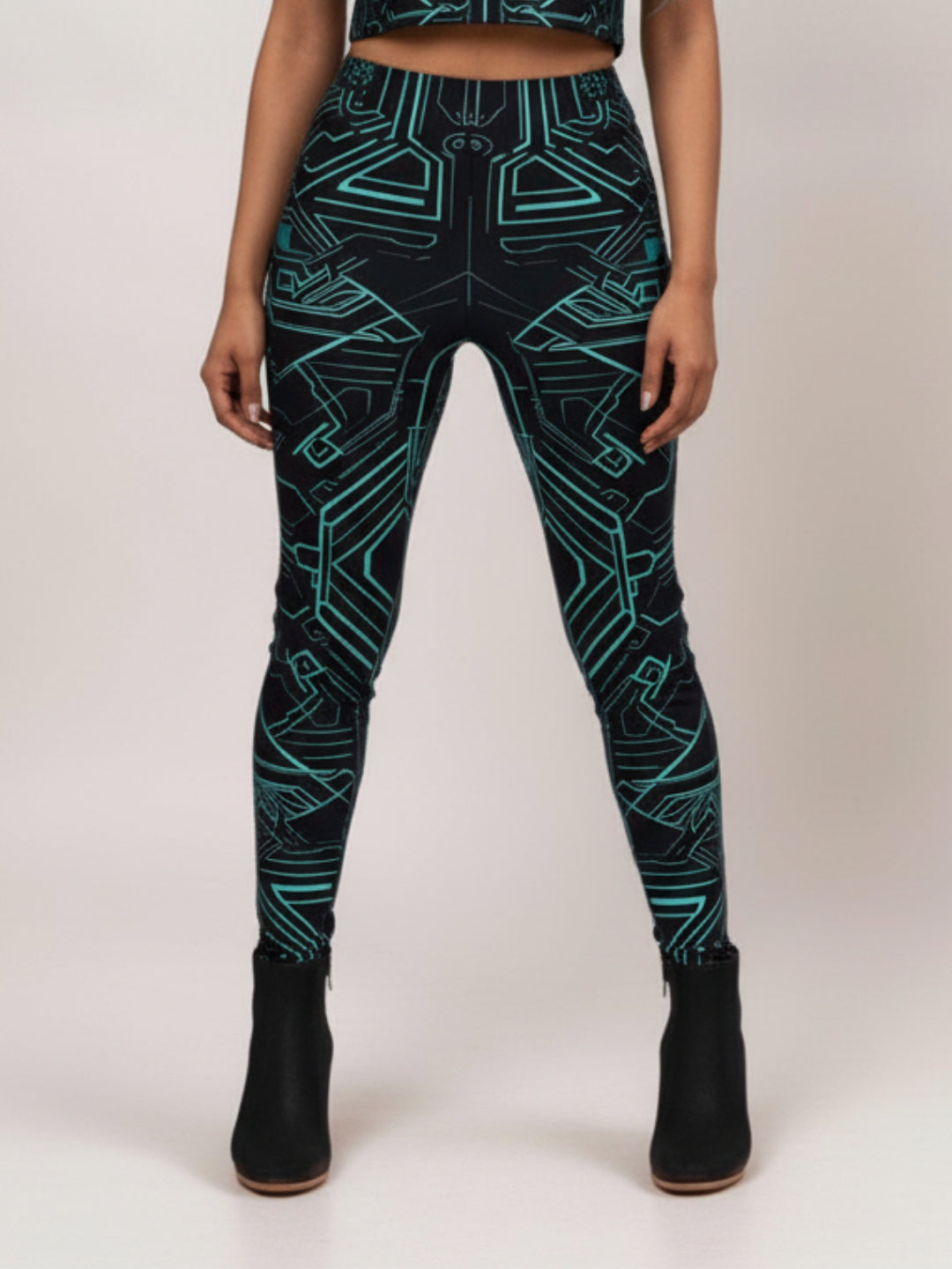 Circuit Leggings & Crop Top Set