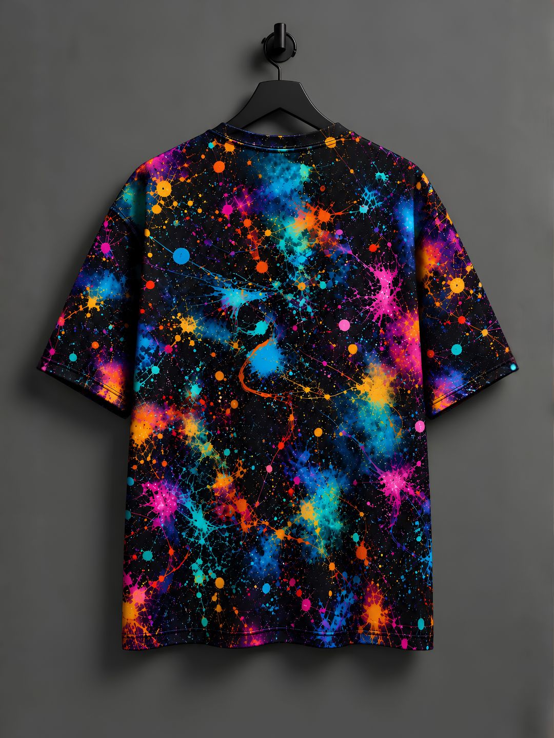 Cosmic Splatter Oversized T-Shirt
