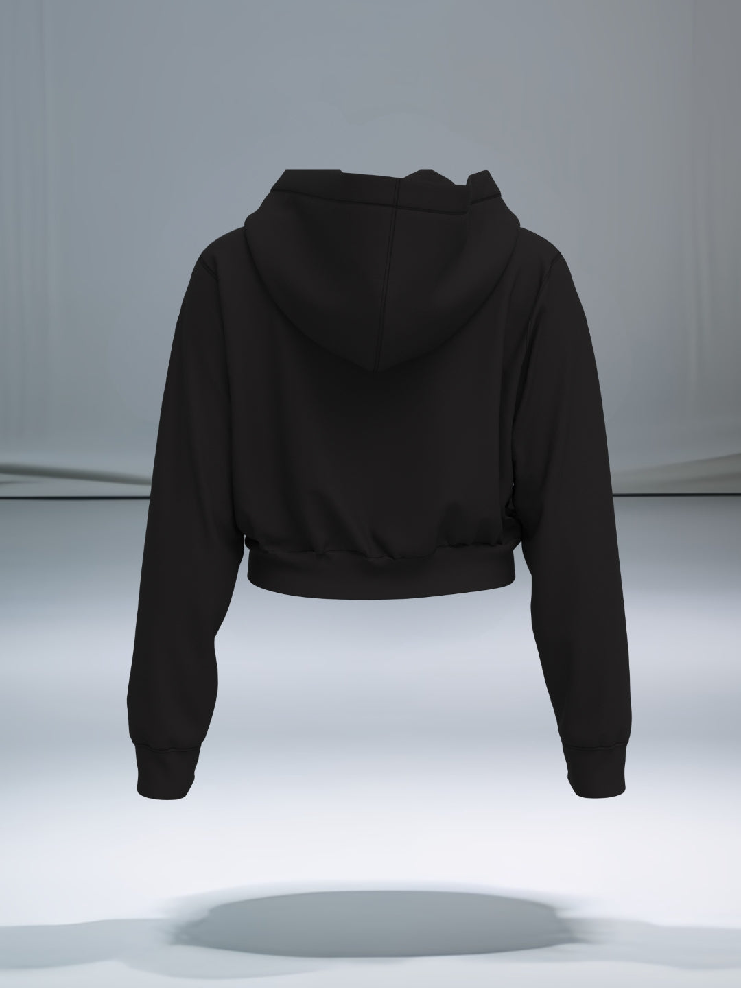 TECHNO Crop Hoodie