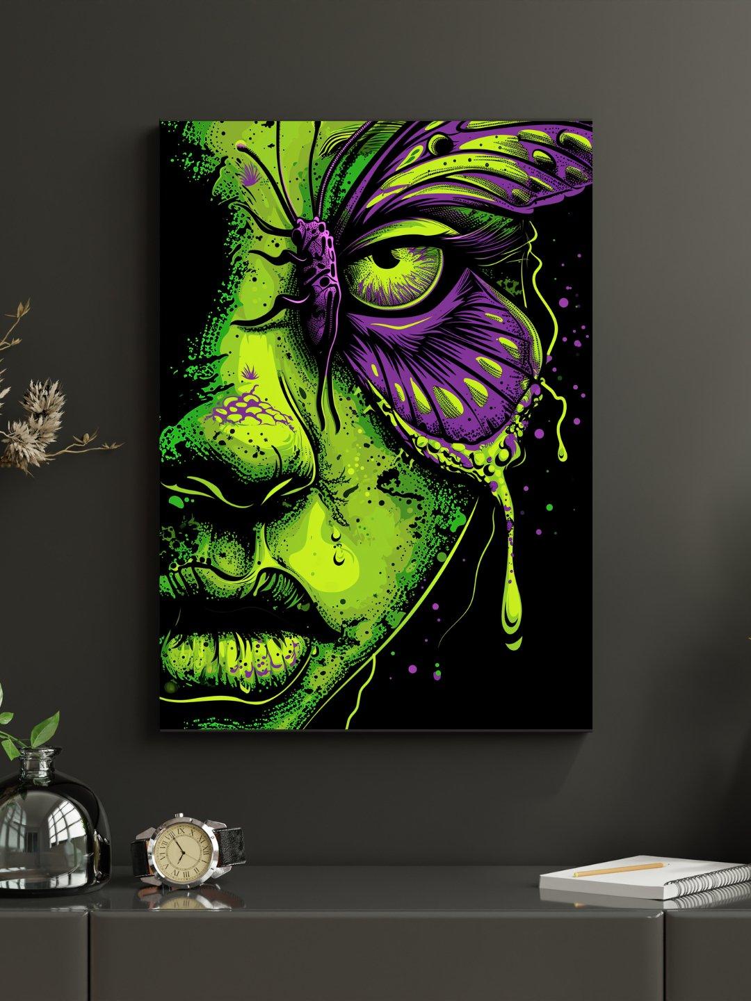 Enigmatic Butterfly Dream - Framed Canvas - Lume vibe