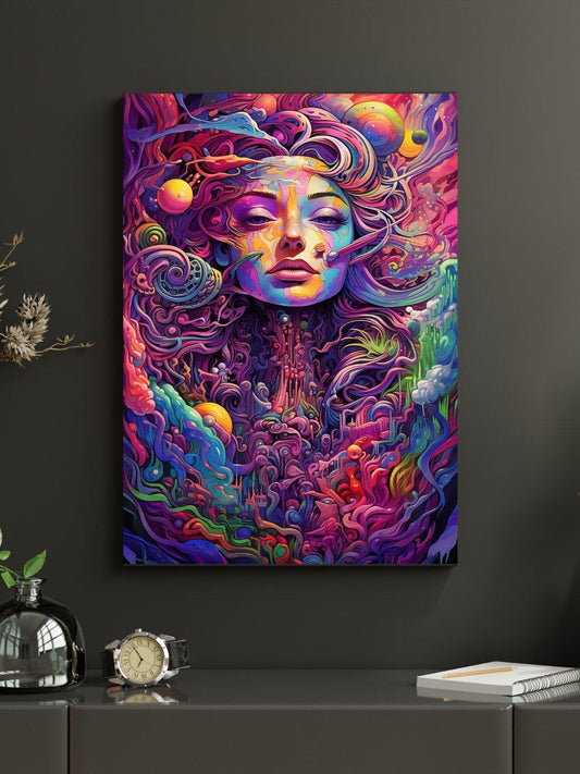 Ethereal Dreams - Psychedelic Framed Canvas - Lume vibe