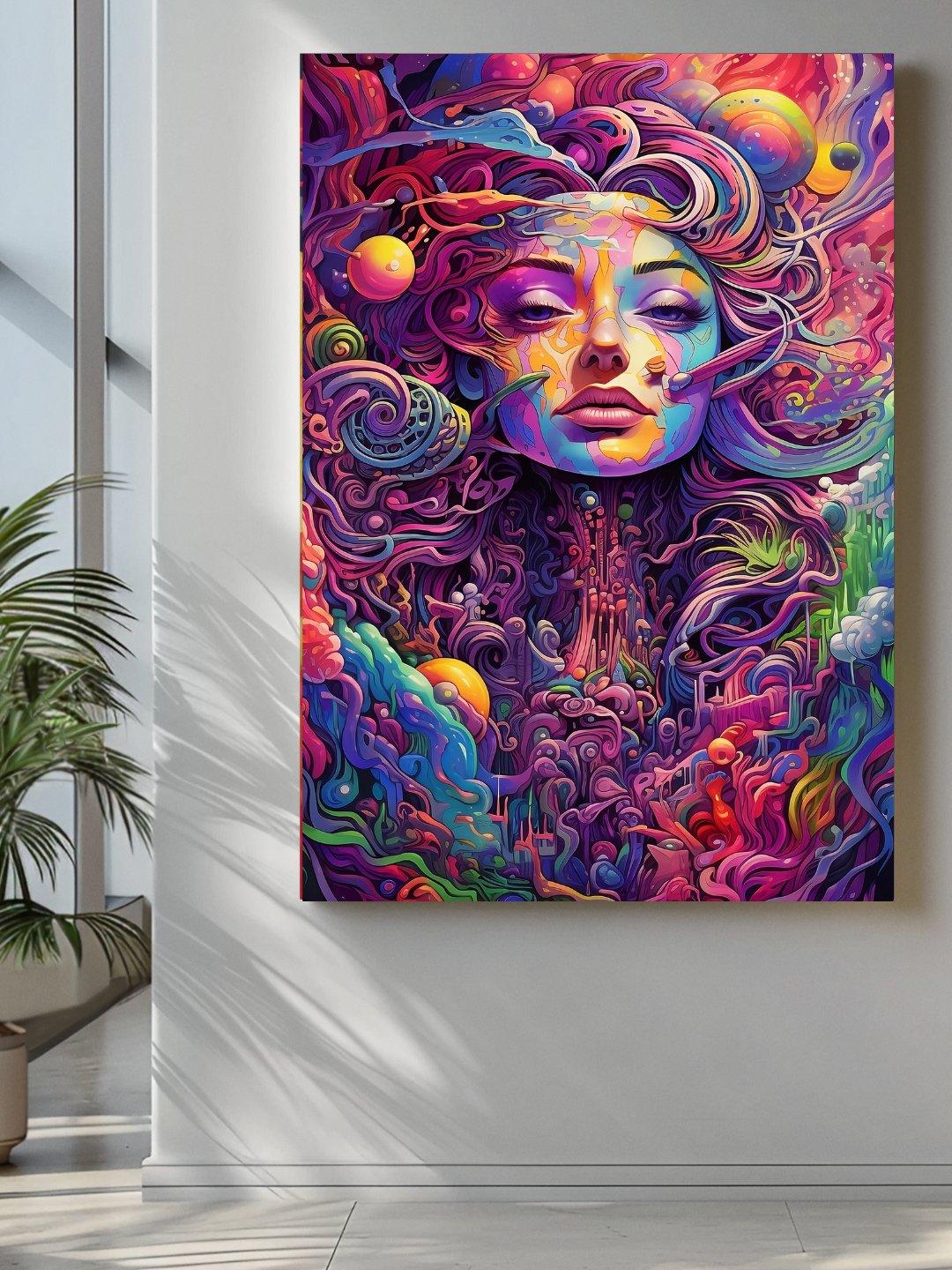 Ethereal Dreams - Psychedelic Framed Canvas - Lume vibe