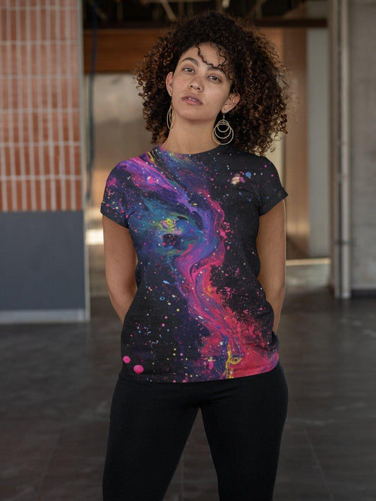 Galactic Swirl Women's T-Shirt - Lume vibe