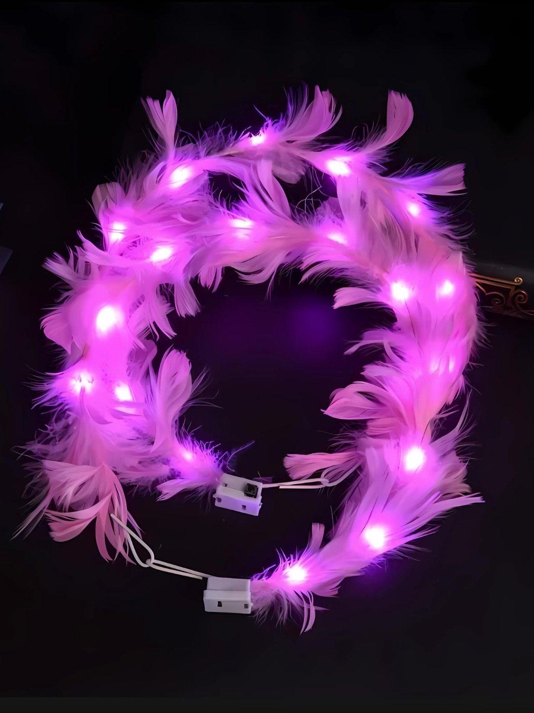 Glow Crown - LED Feather Headband - Lume vibe