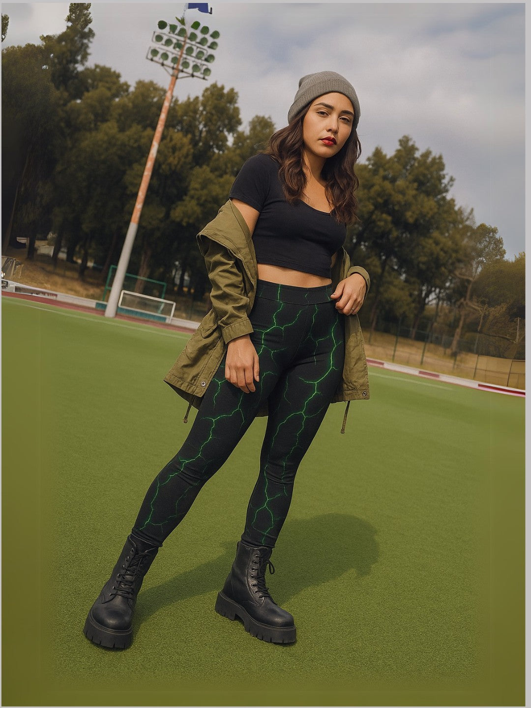 GreenStorm  High-Waist Leggings