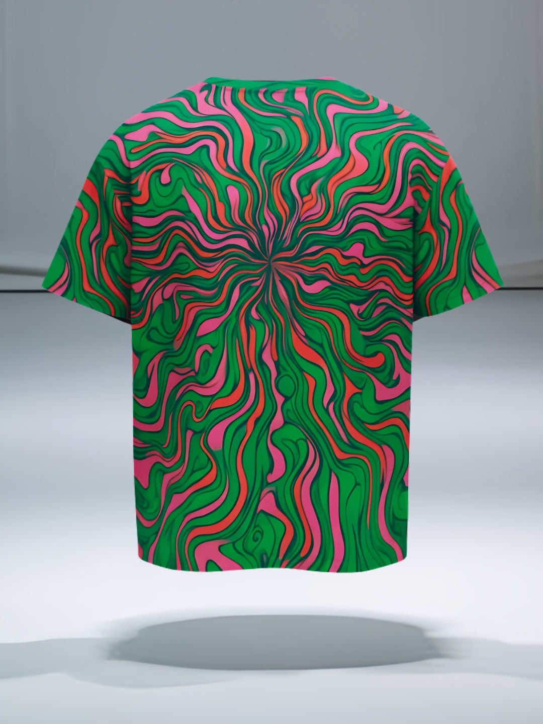 TranceWave Oversized UV Glow T-Shirt
