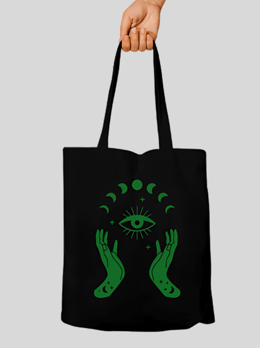 Mystic Eye Unisex Zipper Tote Bag