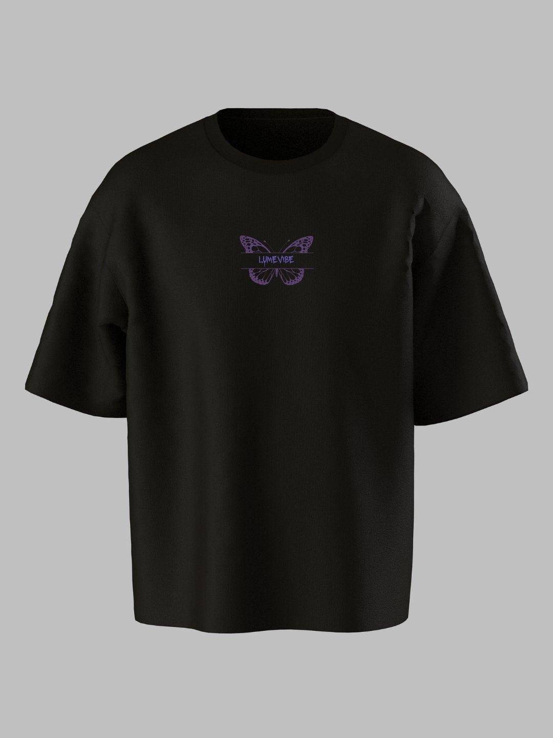 Happiness Journey - Oversized French Terry T-Shirt - Lume vibe