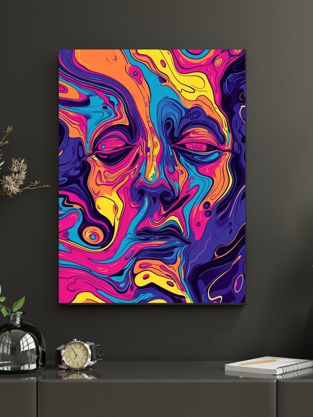 Lucid Flow - Framed Canvas Art - Lume vibe