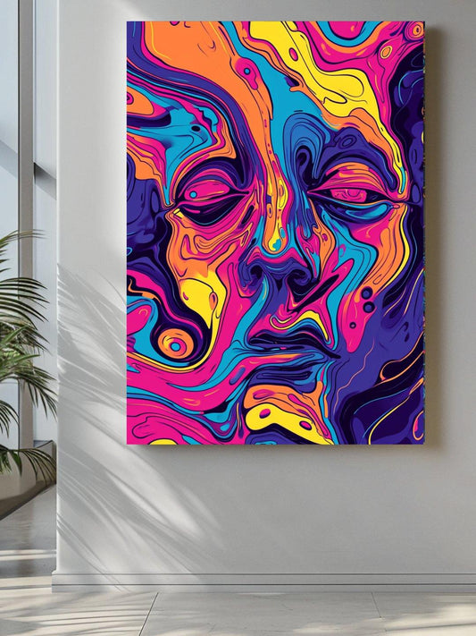 Lucid Flow - Framed Canvas Art - Lume vibe