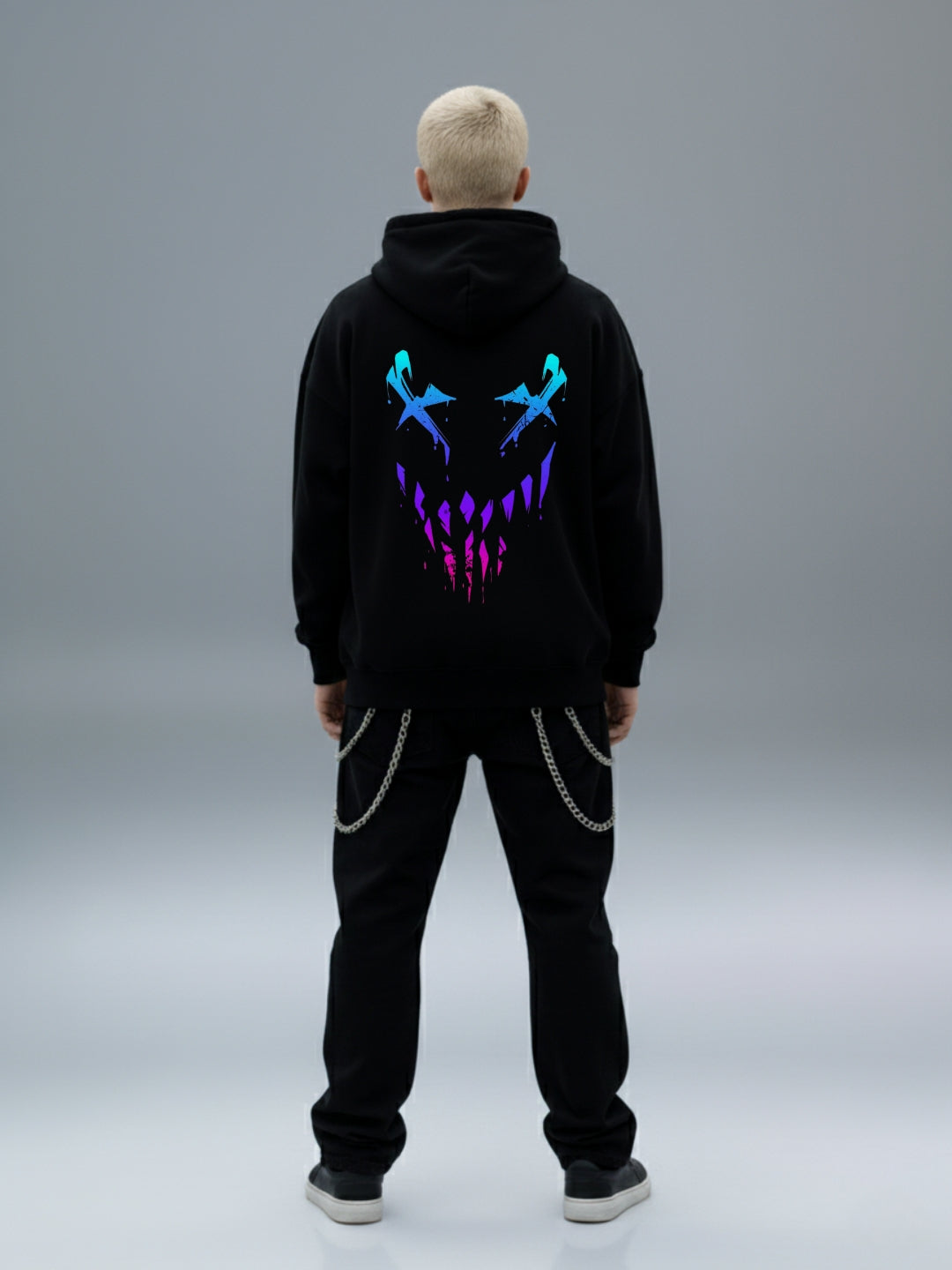 Neon Coder Oversized Hoodie