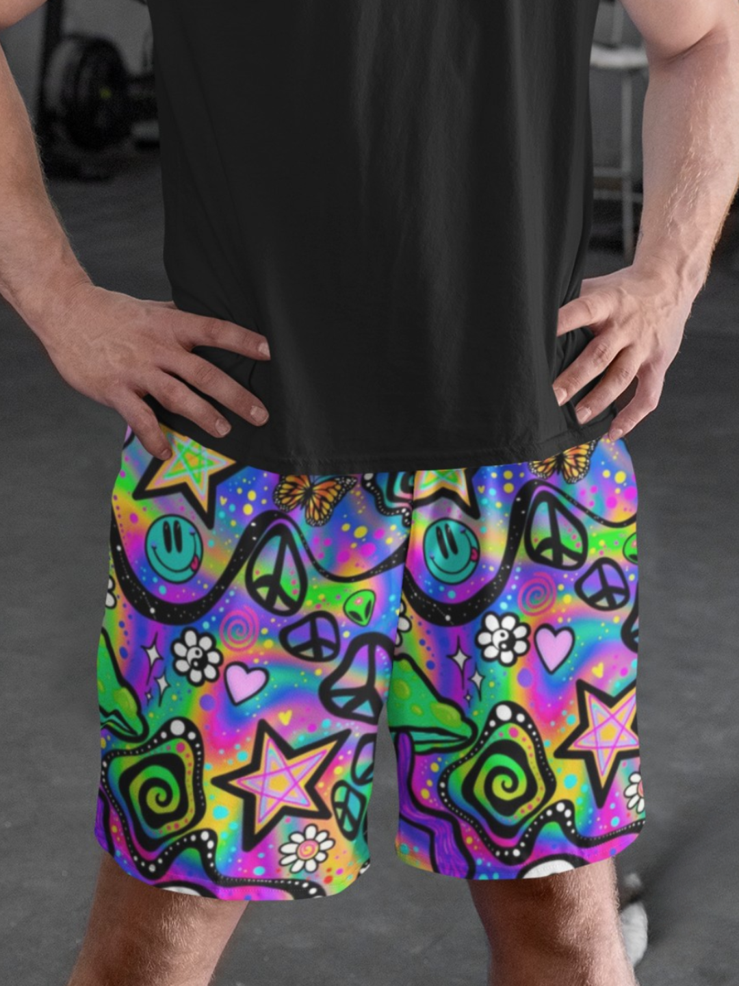 Neon Fusion Shorts