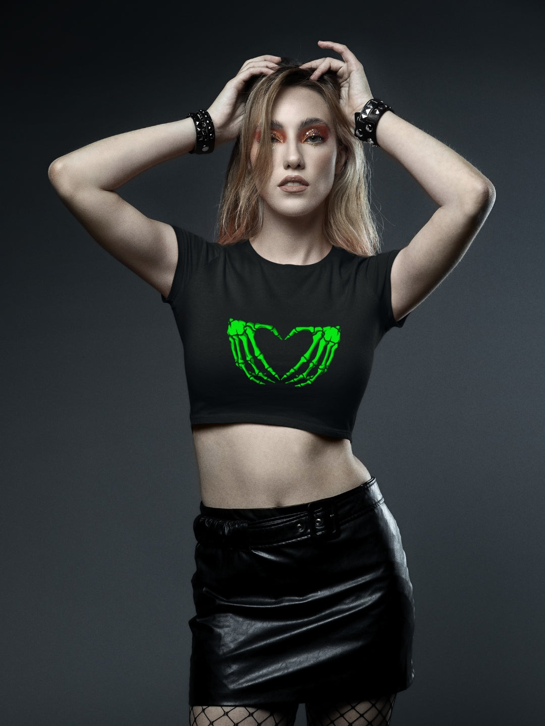 Glow Heart Baby Tee