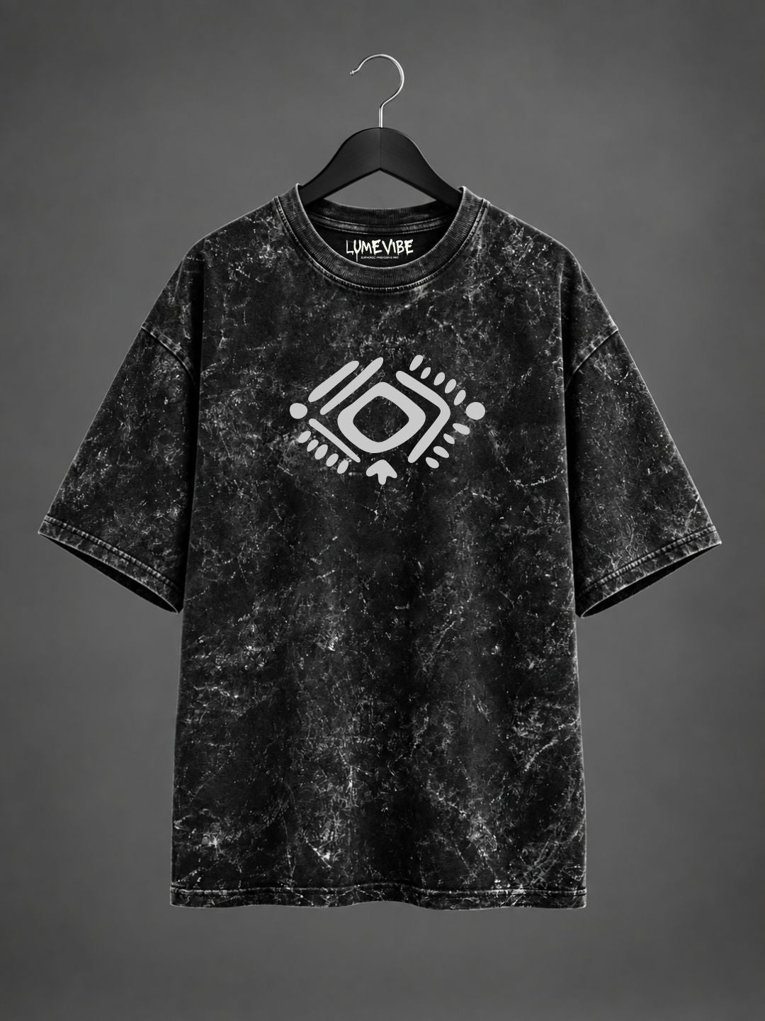 Frequency Fade Acid Wash Oversized T-Shirt