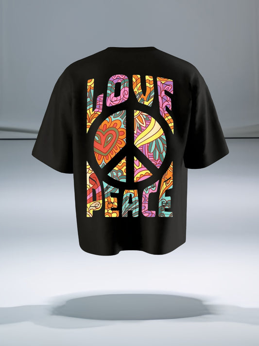 Peace Vibes Oversized Tee