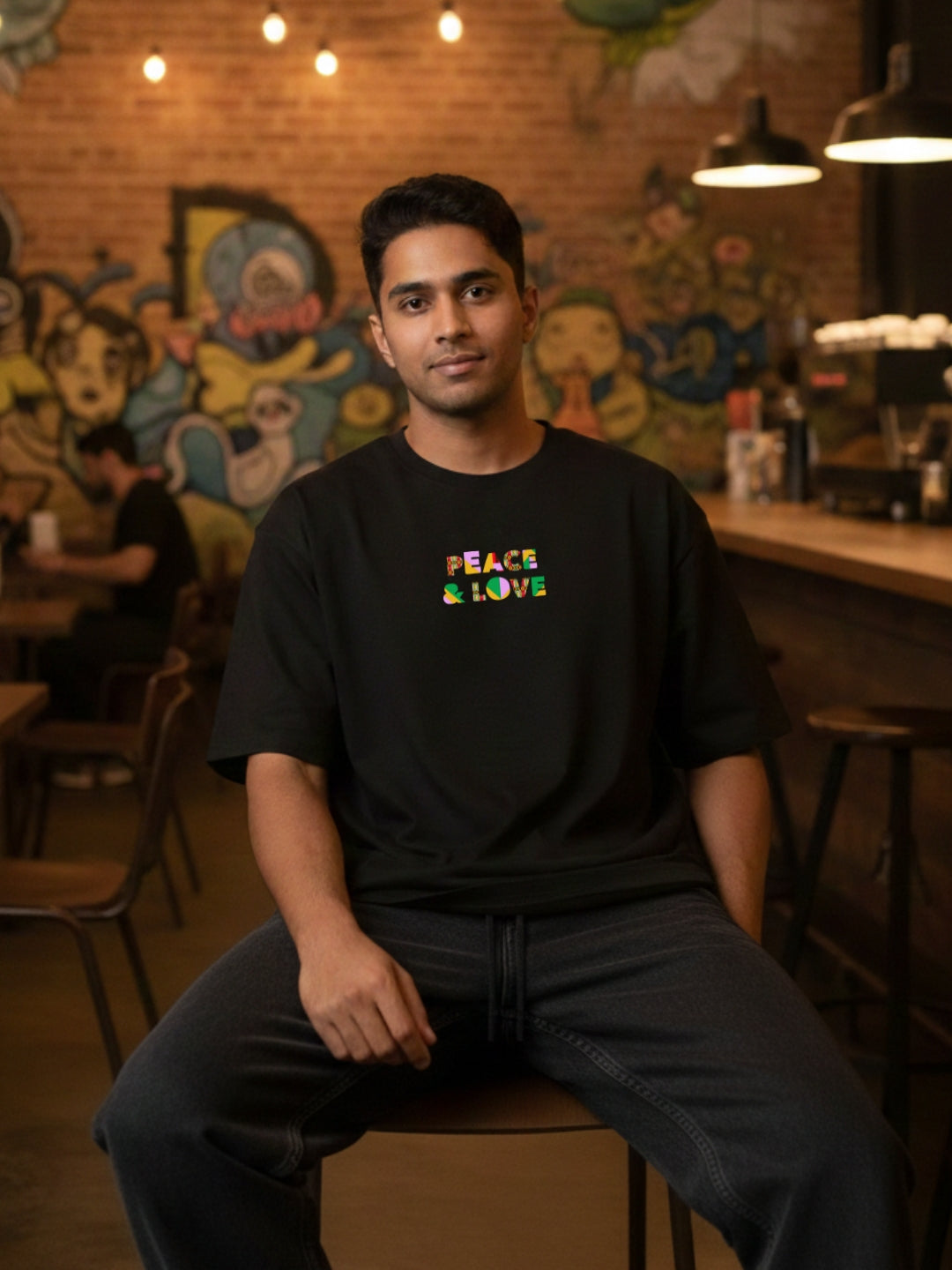 Peace Vibes Oversized Tshirt