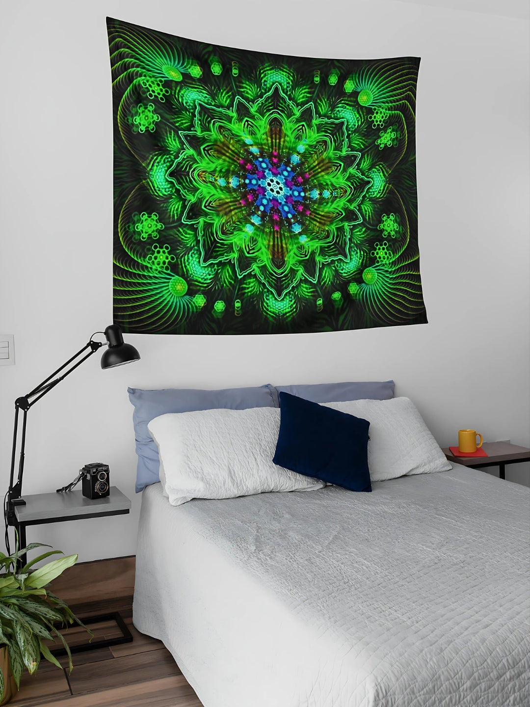 Glowspire Mandala Tapestry