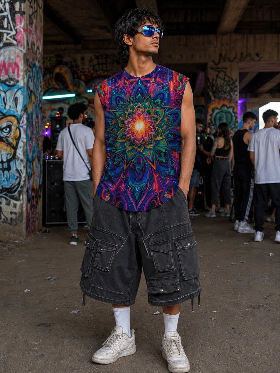 Aurora Mandala Sleeveless Tee