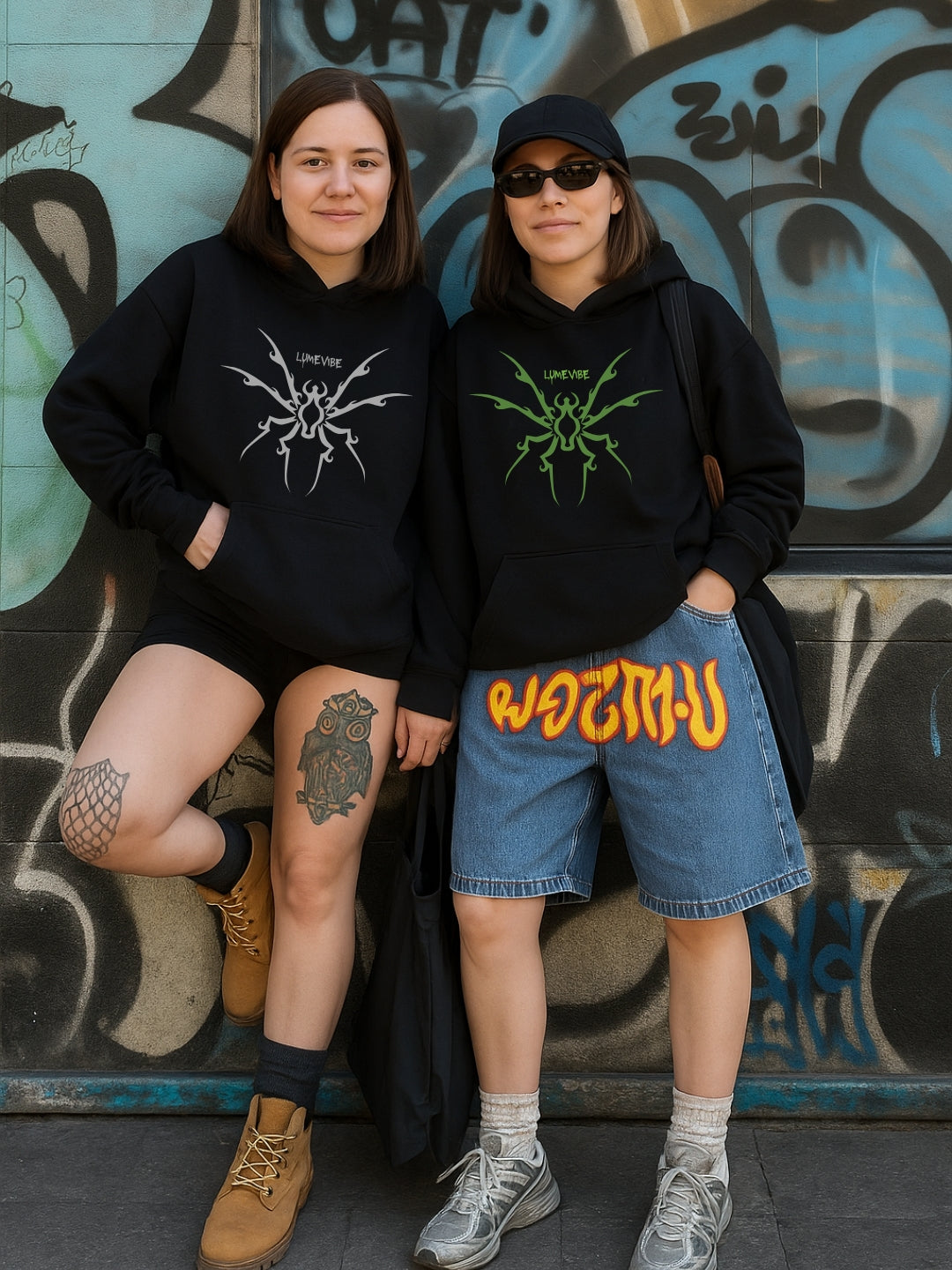 Spider Oversized Hoodie