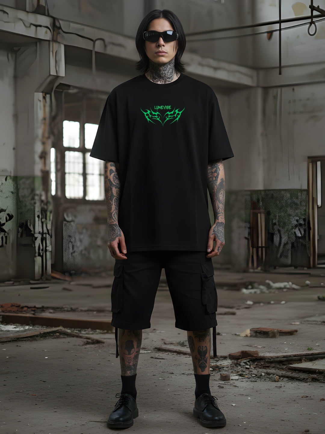 Cyber-Soul Boxy Fit Terry T-Shirt