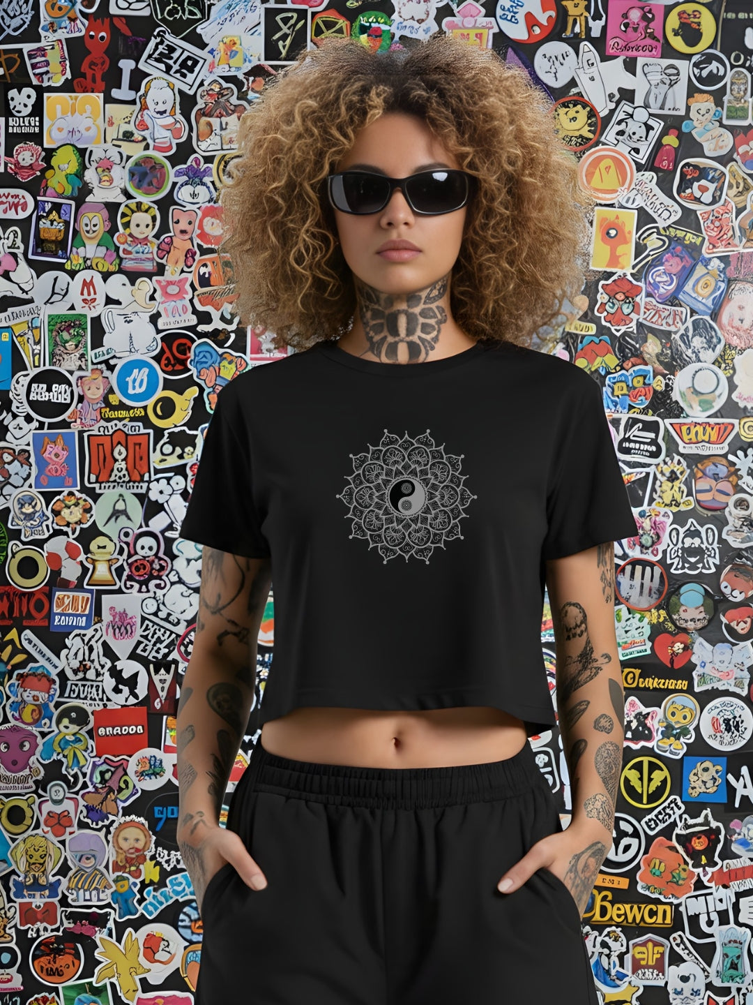 Yin Yang Crop Top